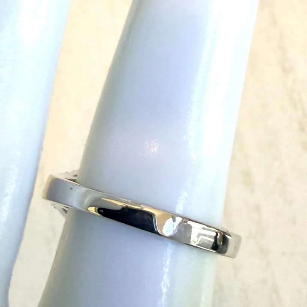 BBJ Sterling Silver Pink Stone & CZ Statement Ring - Image 7