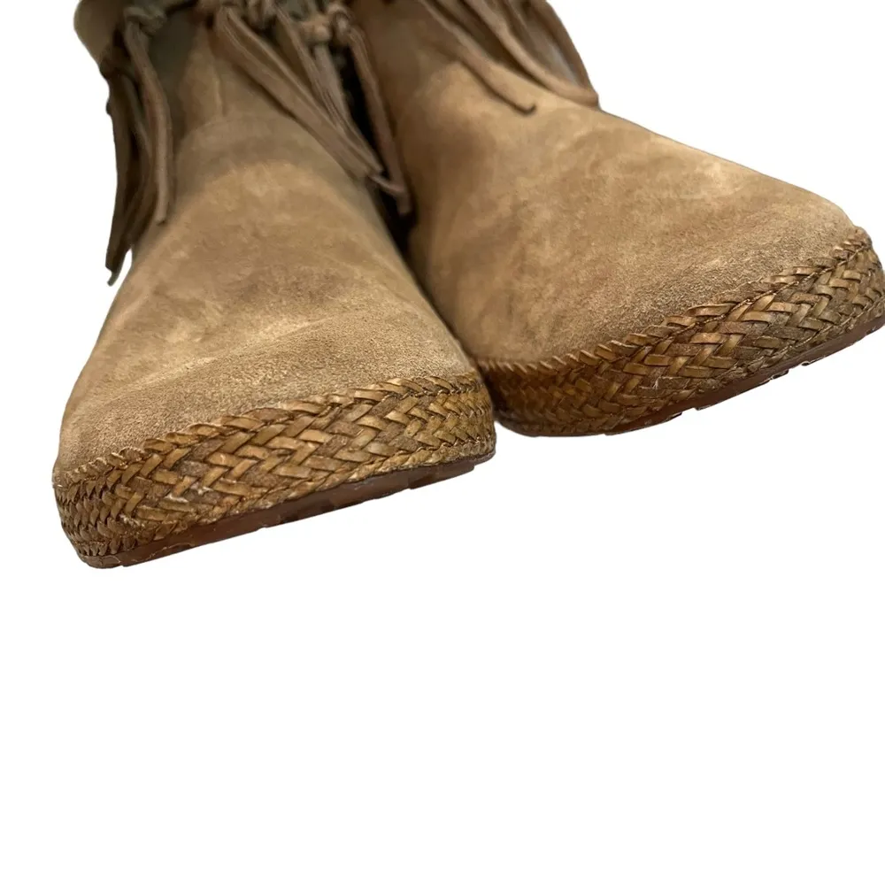 UGG Shenandoah Fringe Suede Ankle Boot, Sugar Pine Chest - Image 8