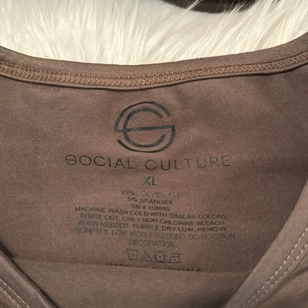 Aesthetic Country Style Crop Top. Desert World Tour 1991 Size XL Brown - Image 3