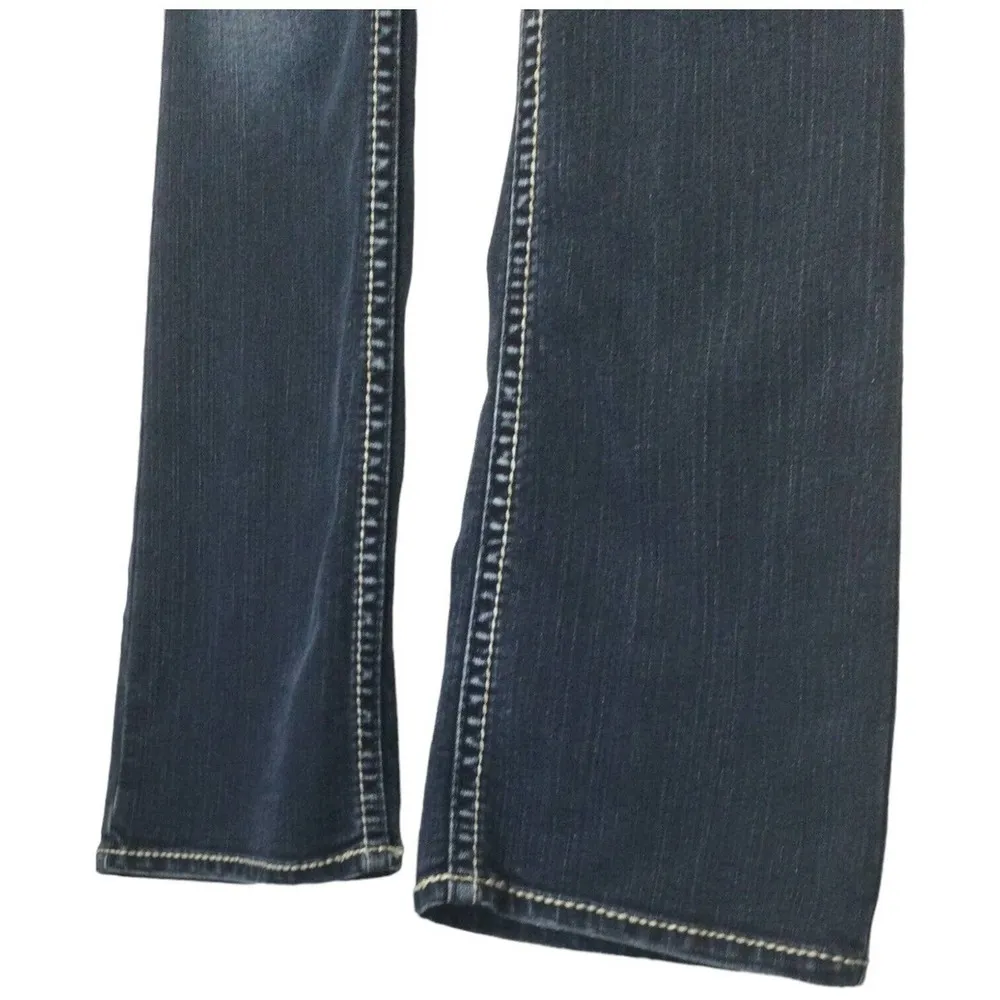 Silver Jeans Co Aiko Mid Rise Bootcut Jeans Womens Blue 27x33 - Image 3