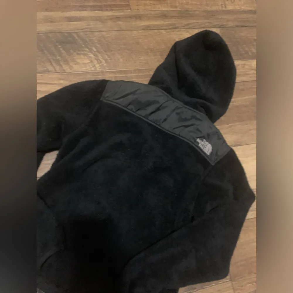 The north face black fuzzy osito for zip fleece with hood extra small Gorpcore - Image 5