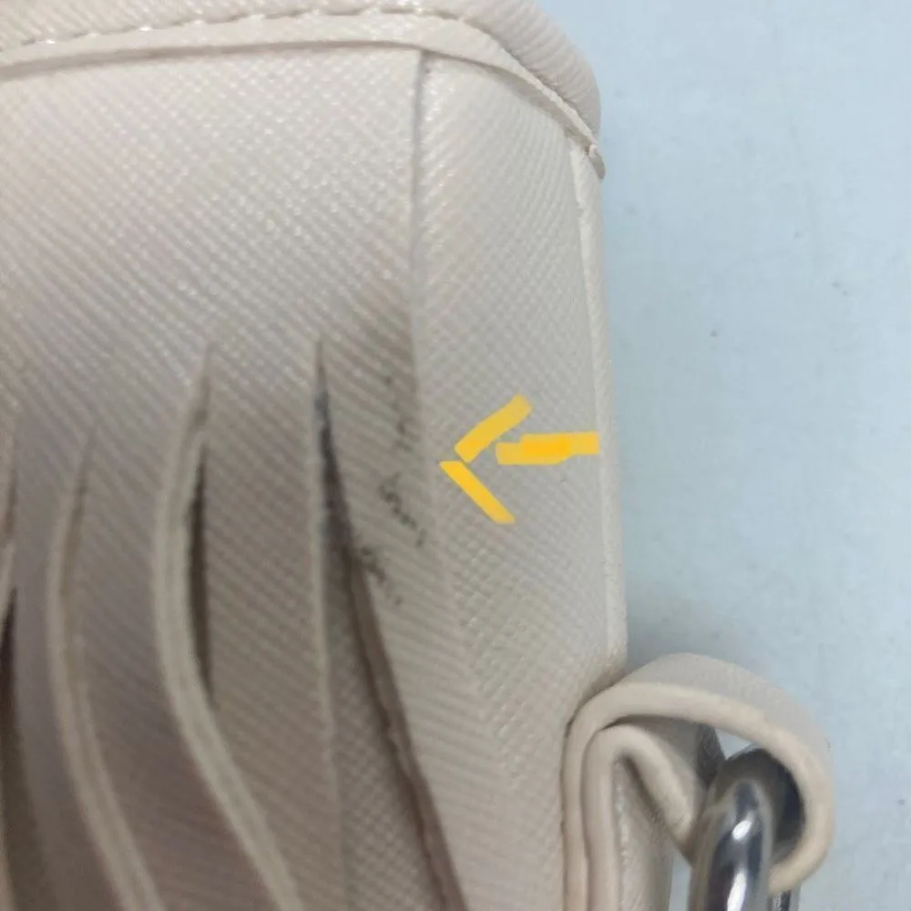 Retro Hippie Fringe With Psychedelic Owl Design‎ Crossbody Shoulder Tote ￼14X13 Blue - Image 12