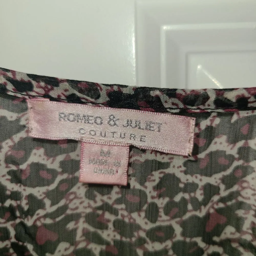 Romeo and Juliet Couture Sheer Blouse - Image 10