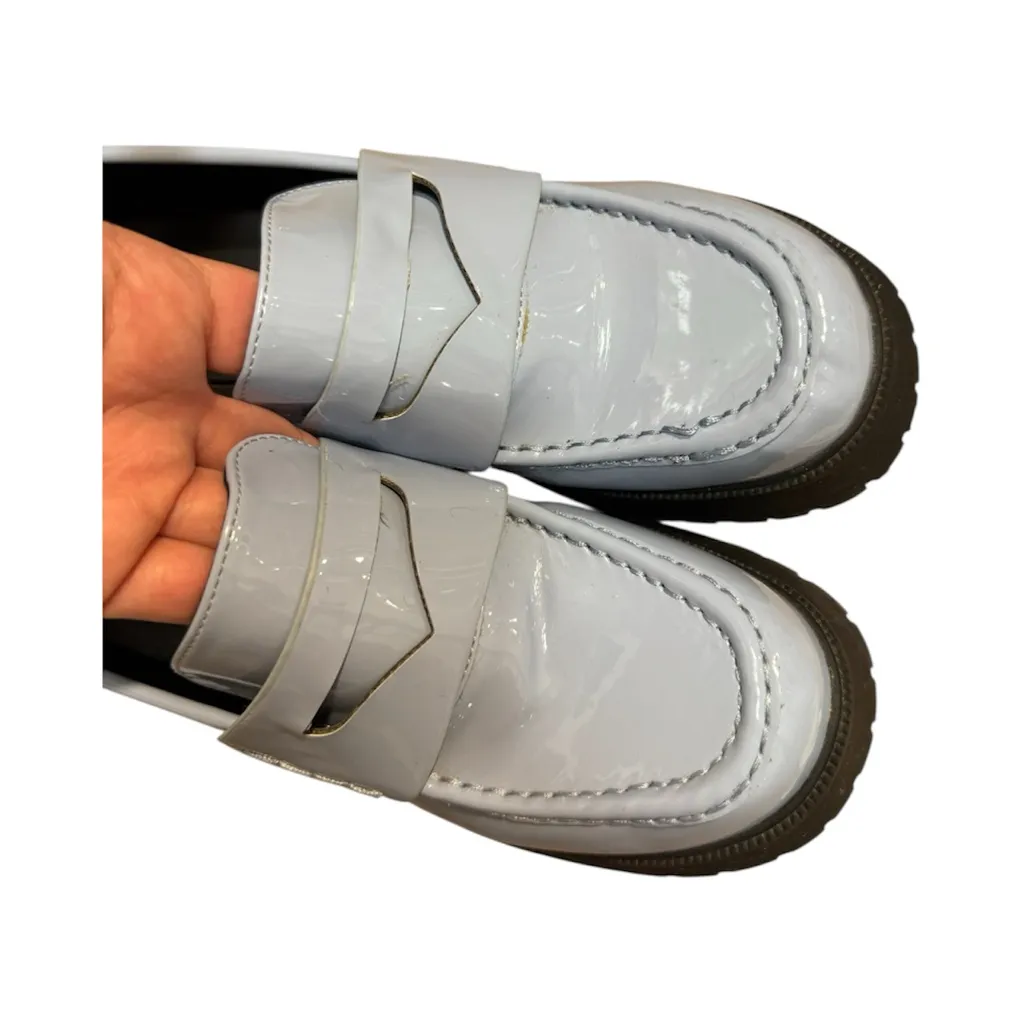 SODA Chunky Platform Loafers Blue  | Size 10M | Y2K Vibe - Image 6