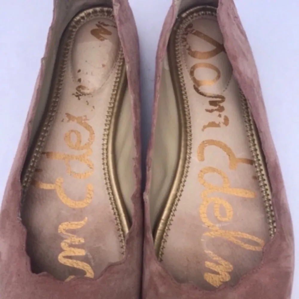 Sam Edelman Pink Blush Scalloped Francis Flats - Image 3