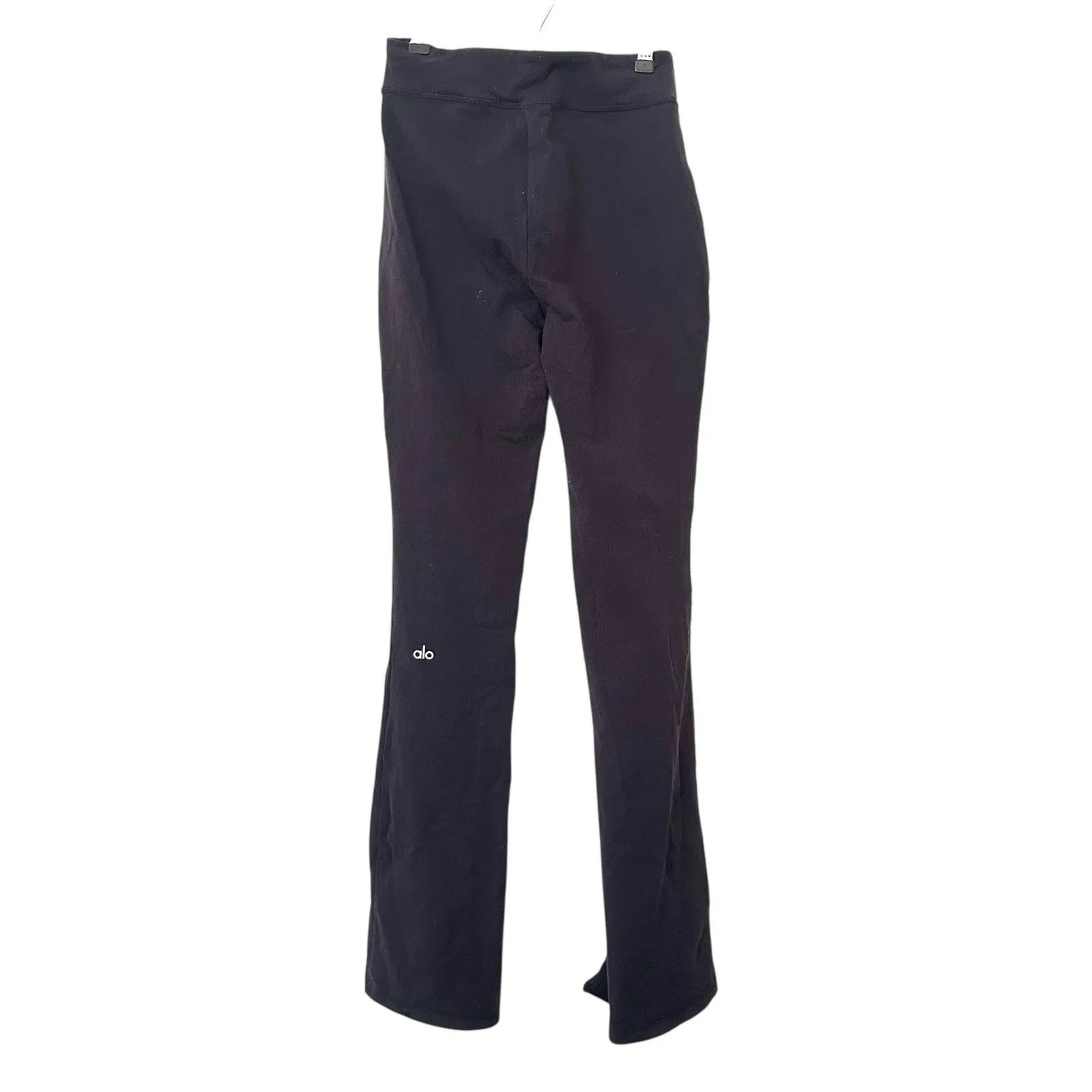 ALO YOGA Flutter Front Slit Flare Legging Black Small - Image 4