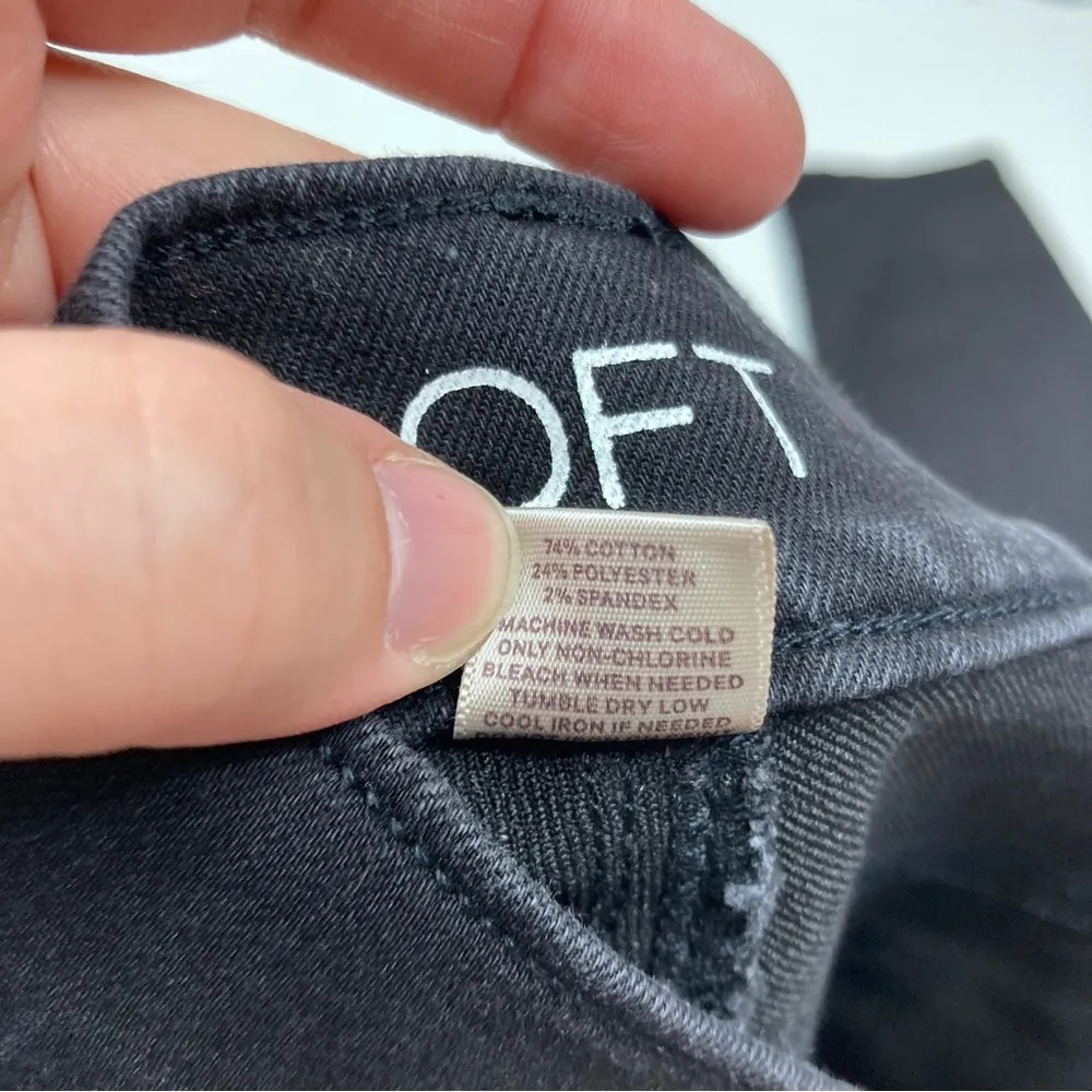 LOFT | Black Denim Super Skinny Jeans 14 - Image 3