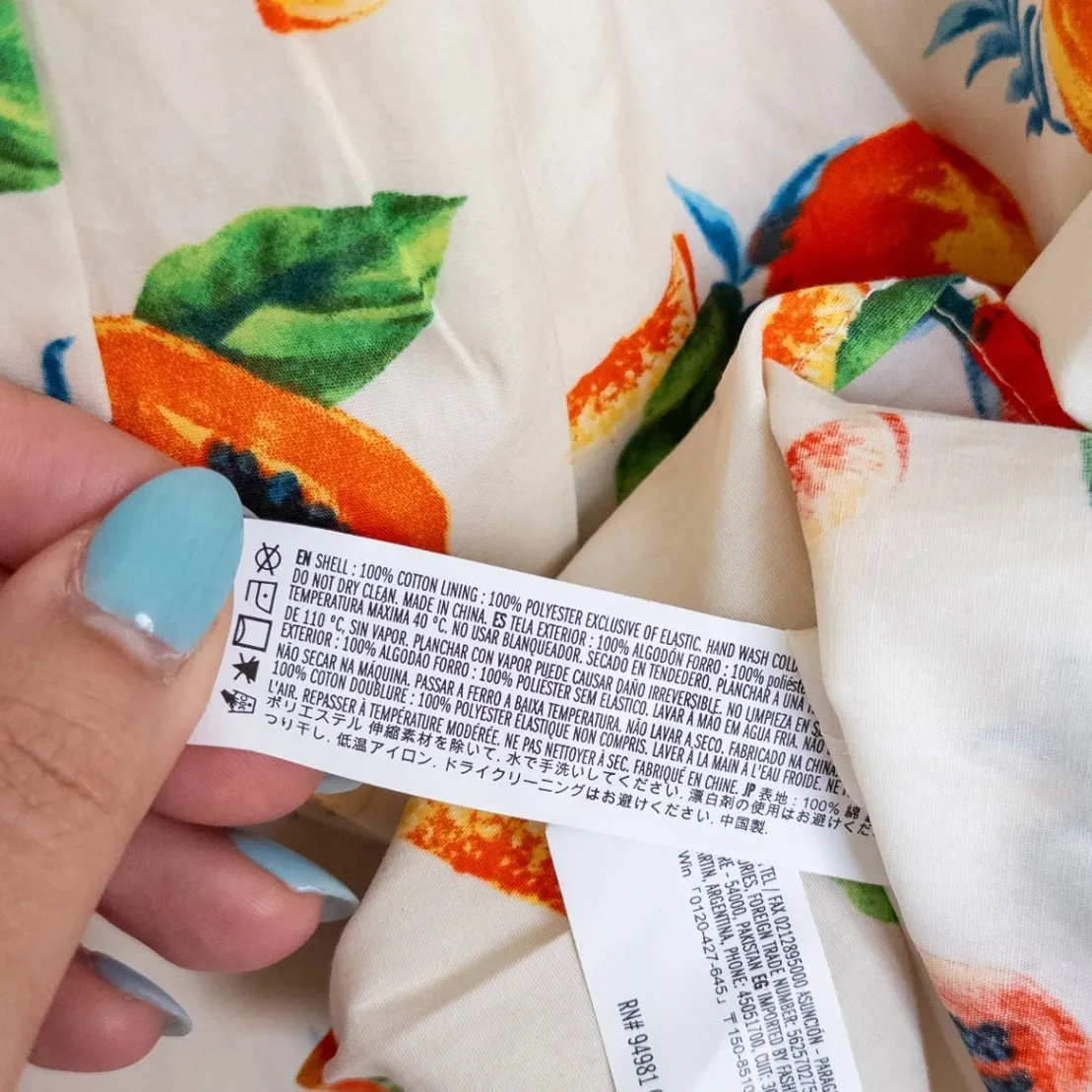 Forever‎ 21 Womens Dress Size S Fruit Print Sundress Cottage Summer Babydoll - Image 7