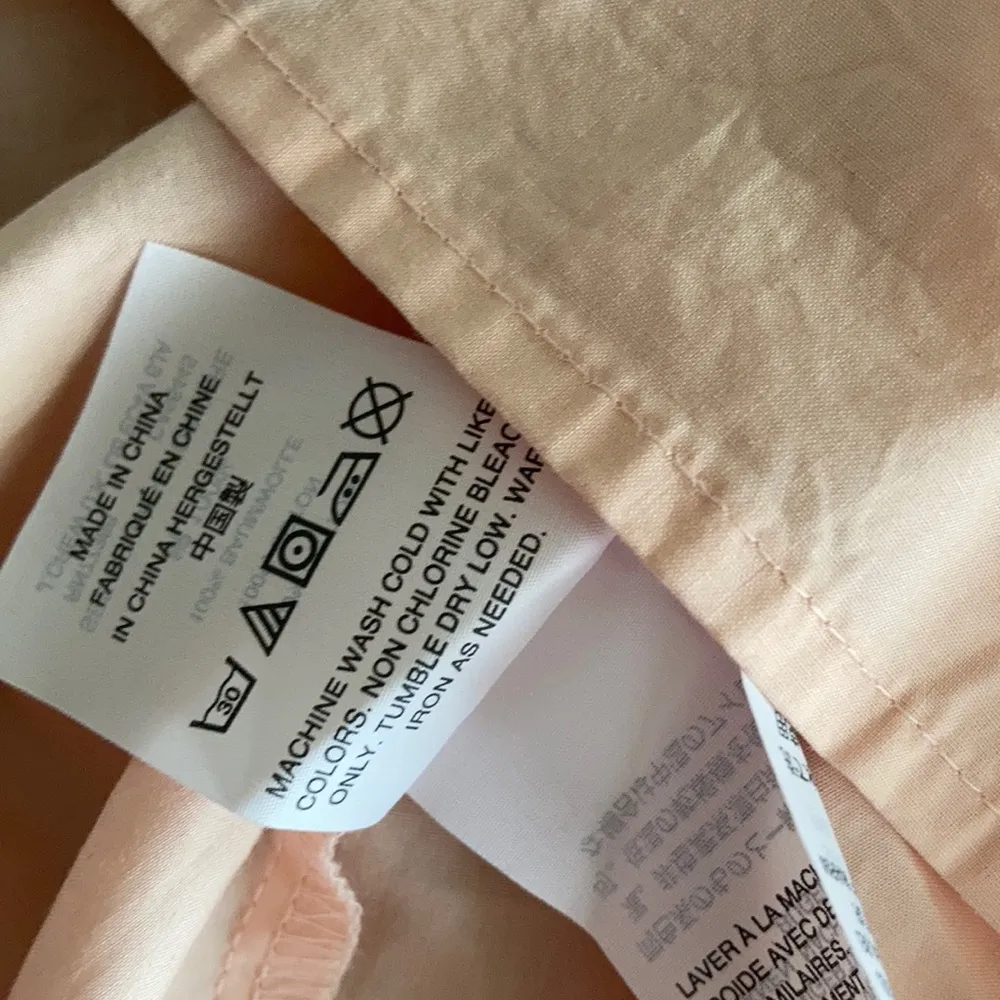 J. Crew Flutter-Sleeve Wrap Top Cotton Tissue Peplum Blouse 2 Subtle Pink NWT - Image 13