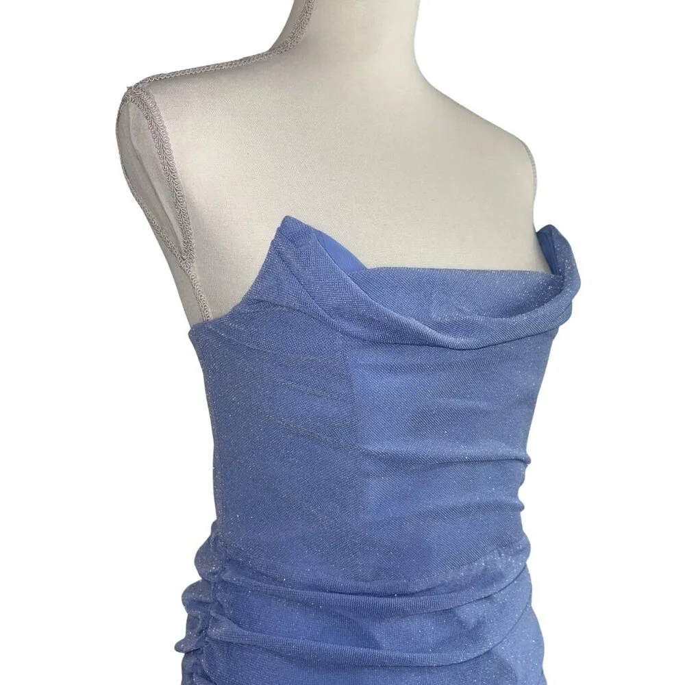 Michael Costello x REVOLVE India Midi Dress in Periwinkle Large New Womens - Image 5