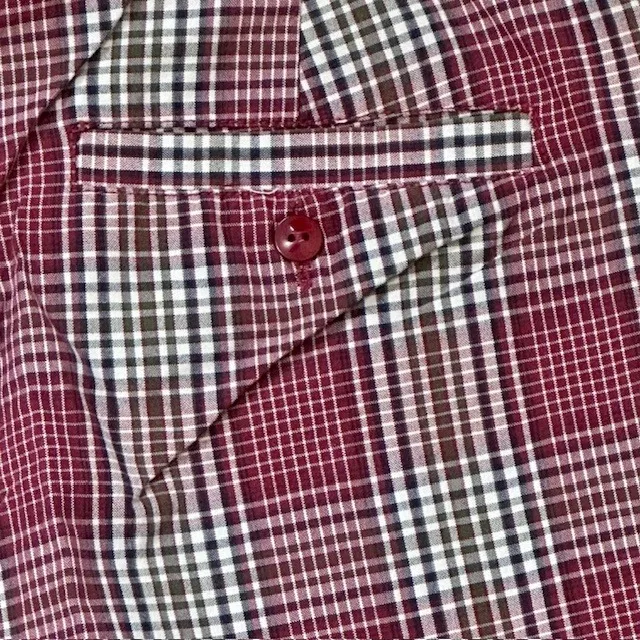 Vintage Esprit Plaid Pants Jr. Size 11/12 Maroon Green White Casual Career Capri - Image 8