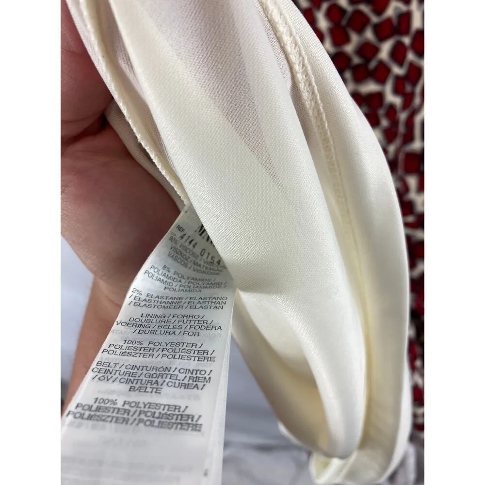 Mango MNG  Sleeveless Patterned Sheath Dress Size medium - Image 3