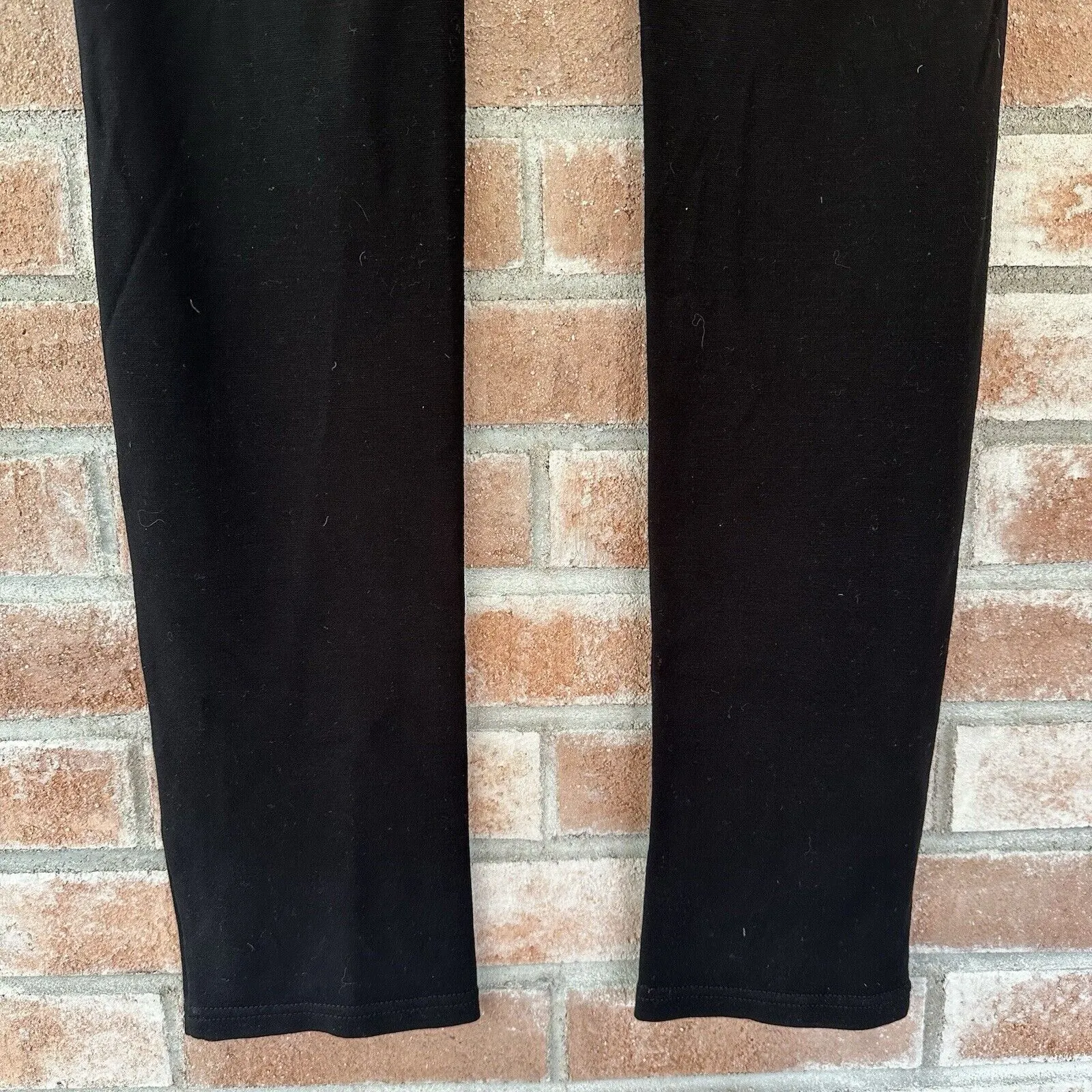 Eileen Fisher 5 Pocket Soft Jersey Knit Slim Pants Size 6 Black - Image 6