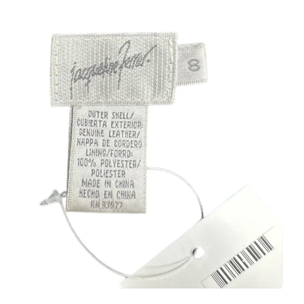 Vintage Jacqueline Ferrer Black Leather Vest Size 8 - Image 8