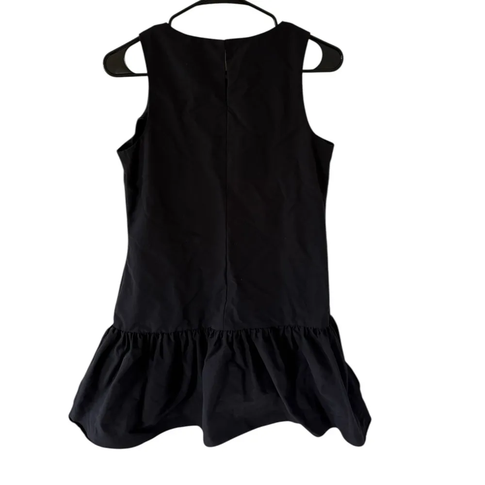 Amanda Uprichard Alejandra Black Ruffled Hem Mini Dress - Image 5