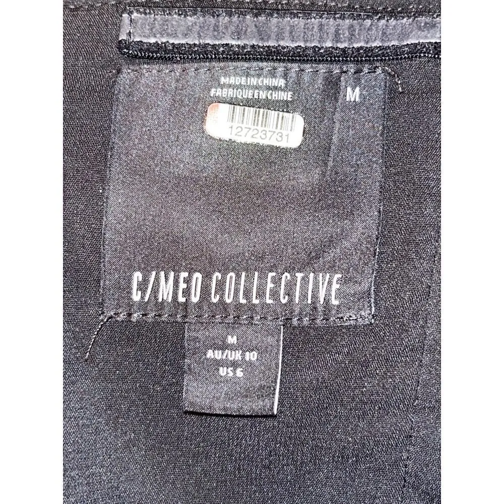 C/MEO COLLECTIVE Take Seriously Dress in Black Womens Long Maxi - Image 9