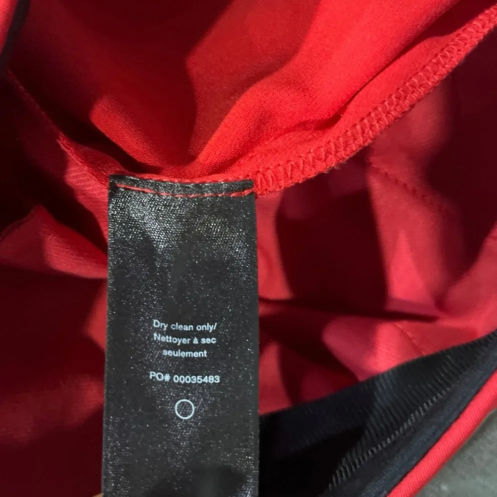 Rag & Bone Red Straight Leg Trousers Sz 4 - Image 8