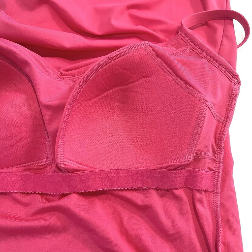 NWT Lands' End‎ Hot Pink One Piece Sweetheart Swim Dress Skirt Swimsuit Size 6 - Image 11