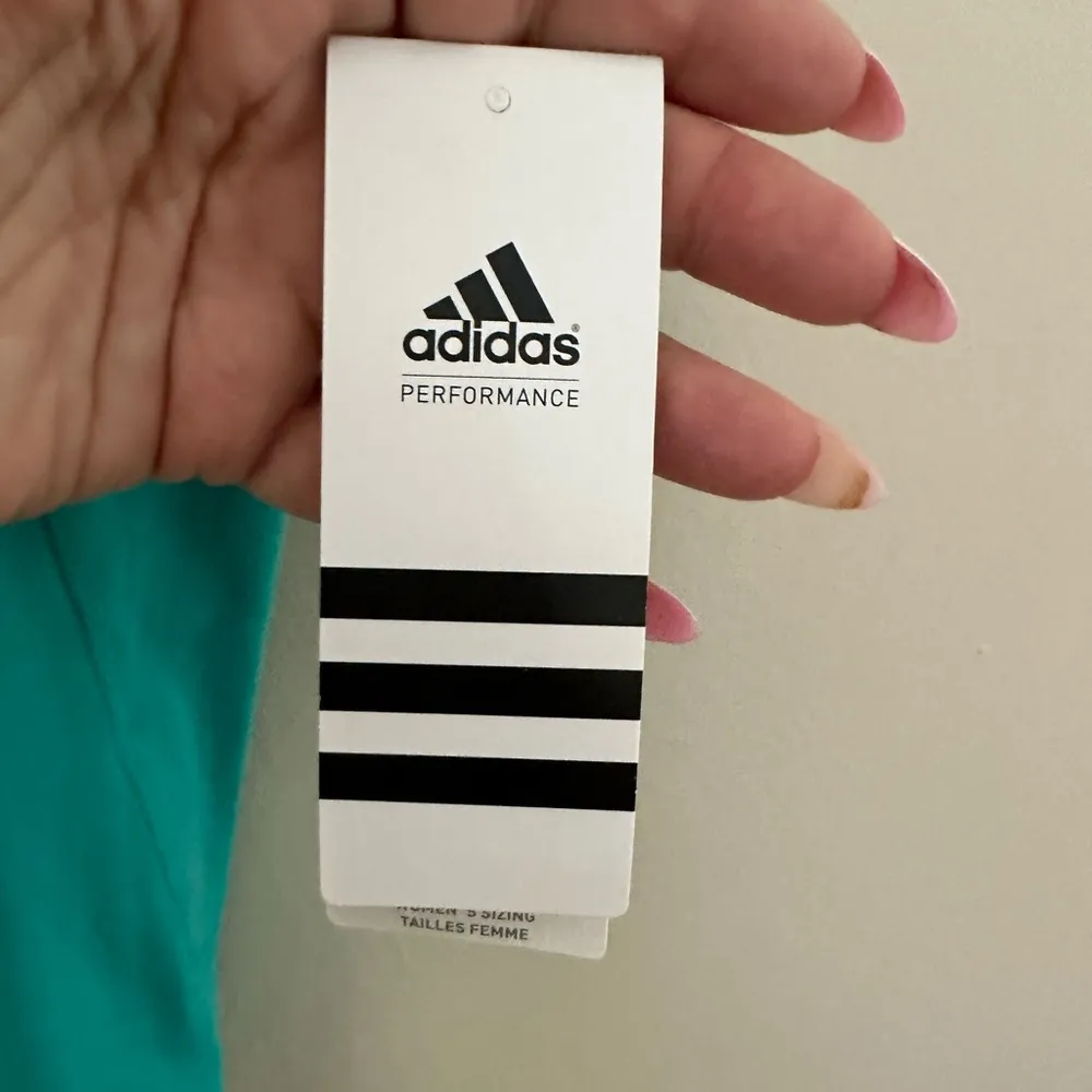 🔵 SALE 3/$25 ADIDAS EMPOWER TANK ULTRA GREEN TEAL AQUA TOP M - Image 6