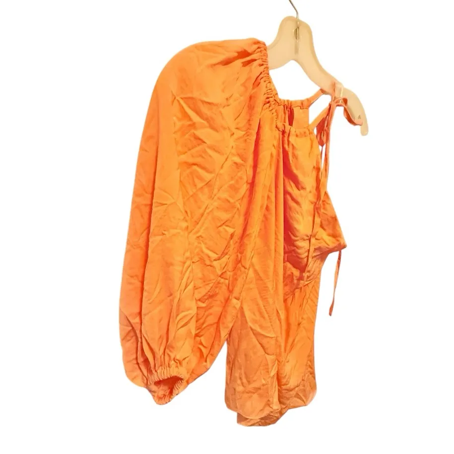 RACHEL Rachel Roy One Shoulder Top nwot Orange - Image 3