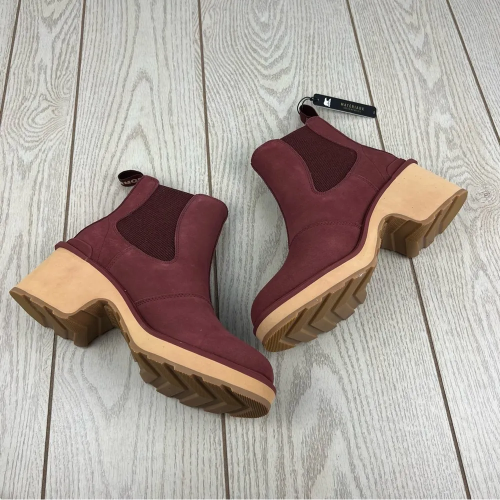 Sorel Women's Hi-Line Heel Chelsea Boots US9.5 Spice, Tawny Buff $190 - Image 4