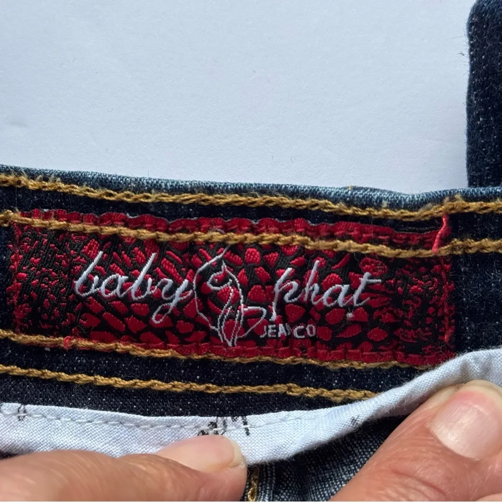 Baby Phat Denim with Gold Details Women’s Capri  16 - Image 5