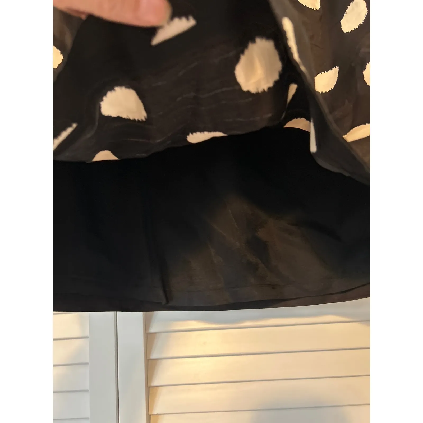 LOFT Petites Black White Polka Dot A - Image 2