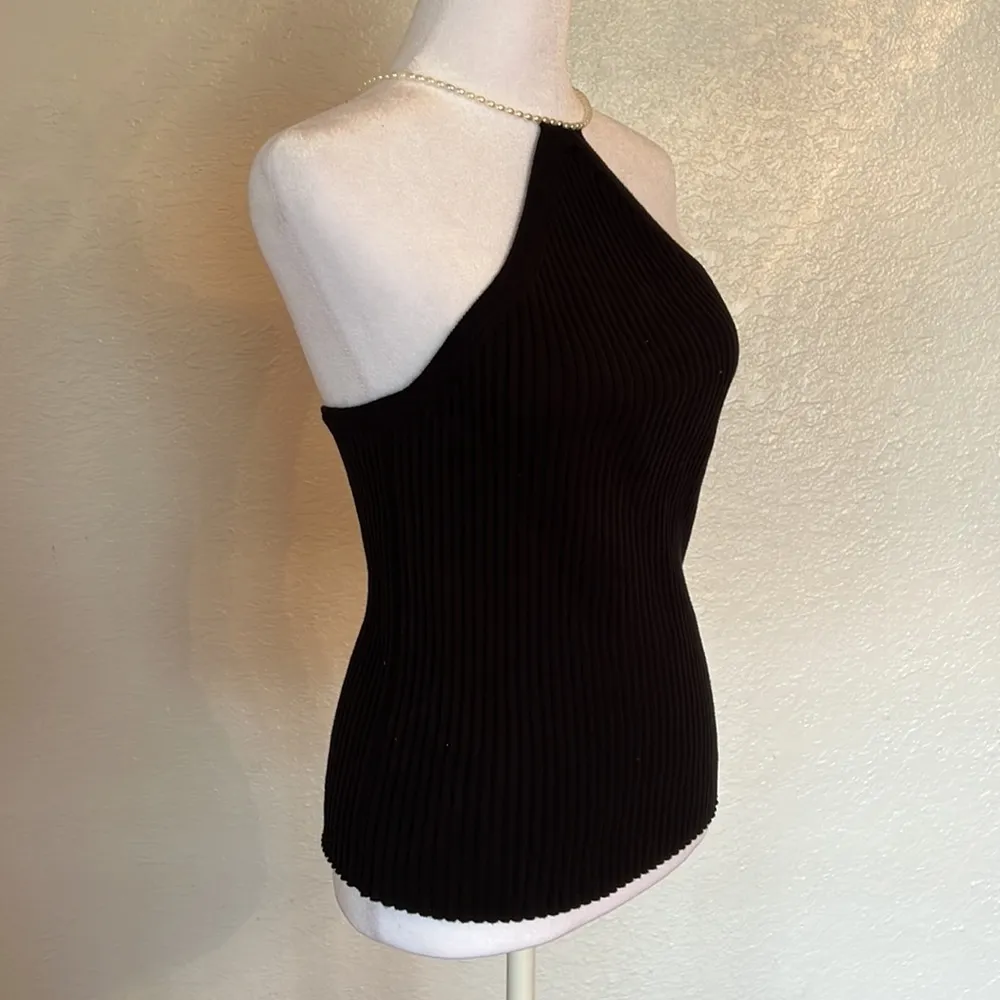 Pearl necklace halter top - Image 3
