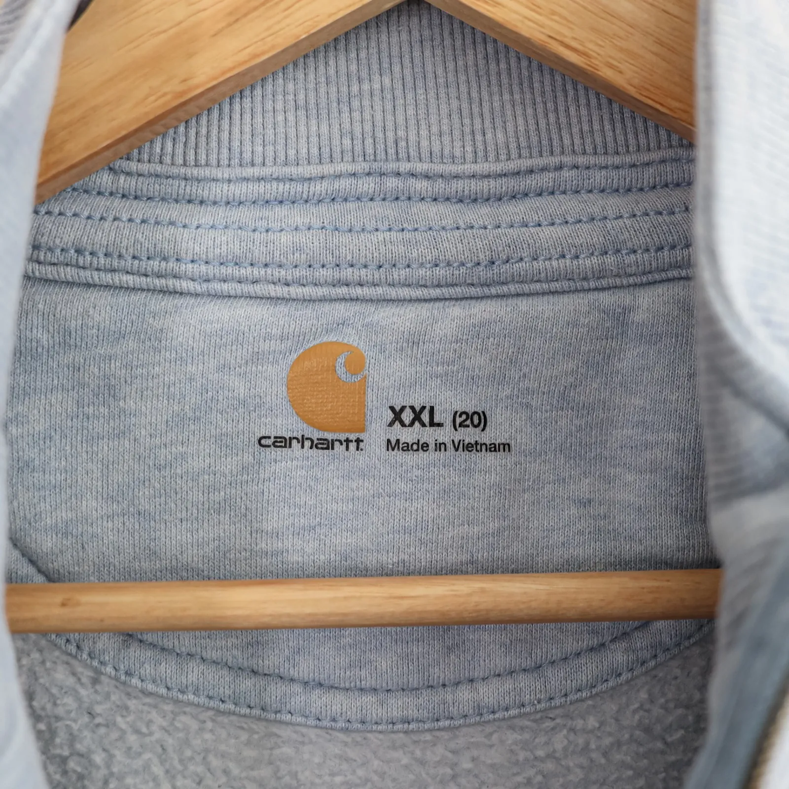 Carhartt Clarksburg Full Zip Sweatshirt Women's‎ XXL Blue Heavyweight Outdoor - Image 3