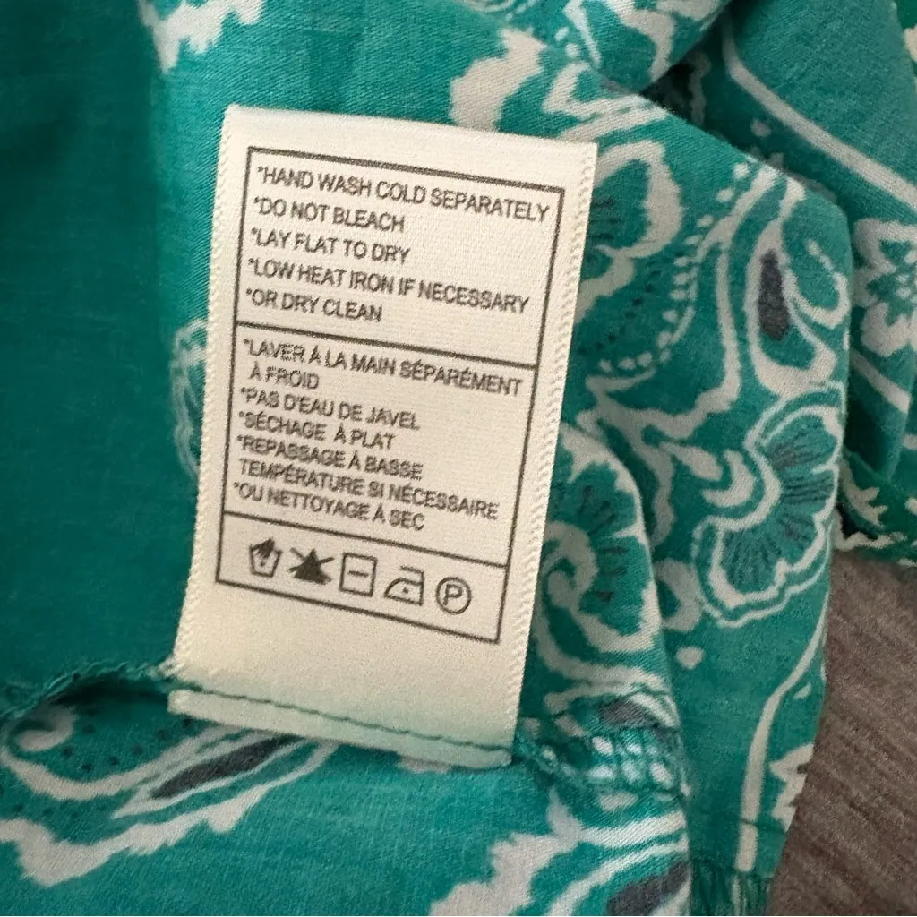 Betsey Johnson Bandana Print Corset Bodice Ruffle Hem Dress, Sz XXL - Image 15