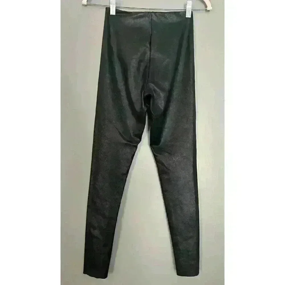 Mario Serrani Women's Faux Leather Leggings (409) - Image 2