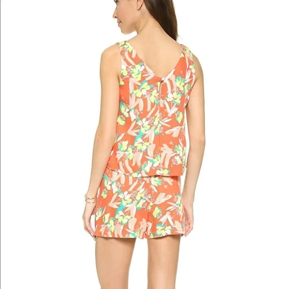 NWOT Ella Moss Women's Floradita Crepe Romper M - Image 2