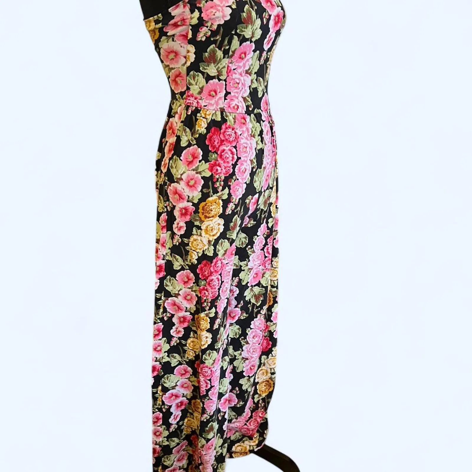 ASOS floral maxi jumpsuit with sweetheart neckline Size 4 - Image 6