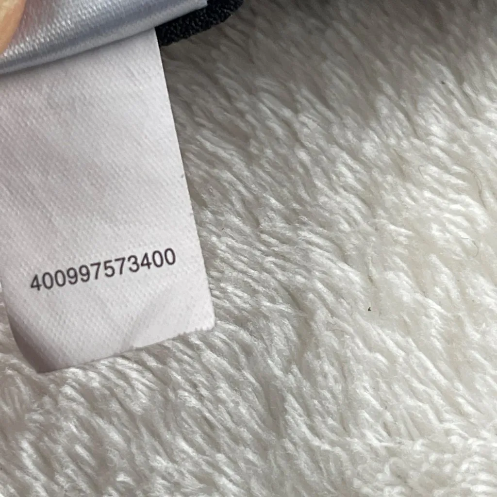 Dana Buchman Drape Front Paisley Print Top Womens S Black 3/4 Cowl Neck Ruched - Image 12