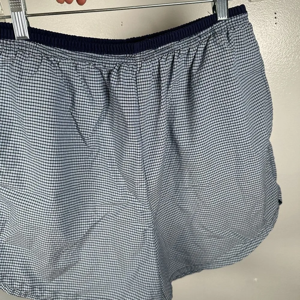 Vintage 90s Tek Gear Womens Shorts Large Blue Pull On Elastic Waist Nylon Blend - Image 5
