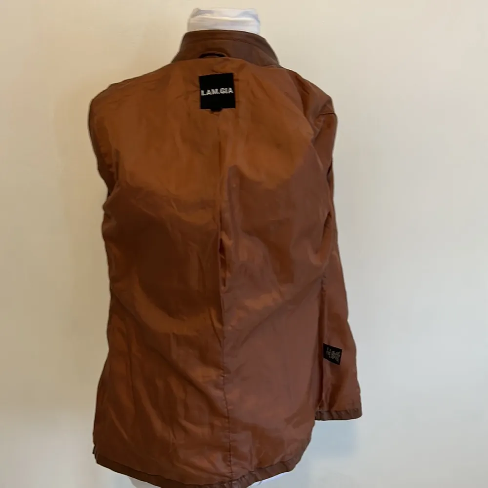 I. Am. Gia Brown Faux Leather Jacket - Image 6