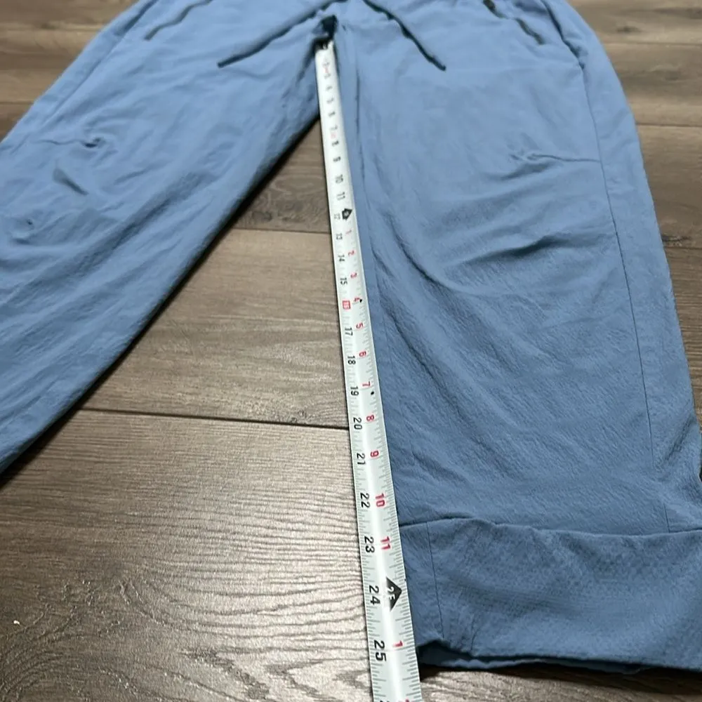 Athleta‎ Trekkie North Jogger Blue Mid Rise Hiking Casual Pants Size 12 - Image 8