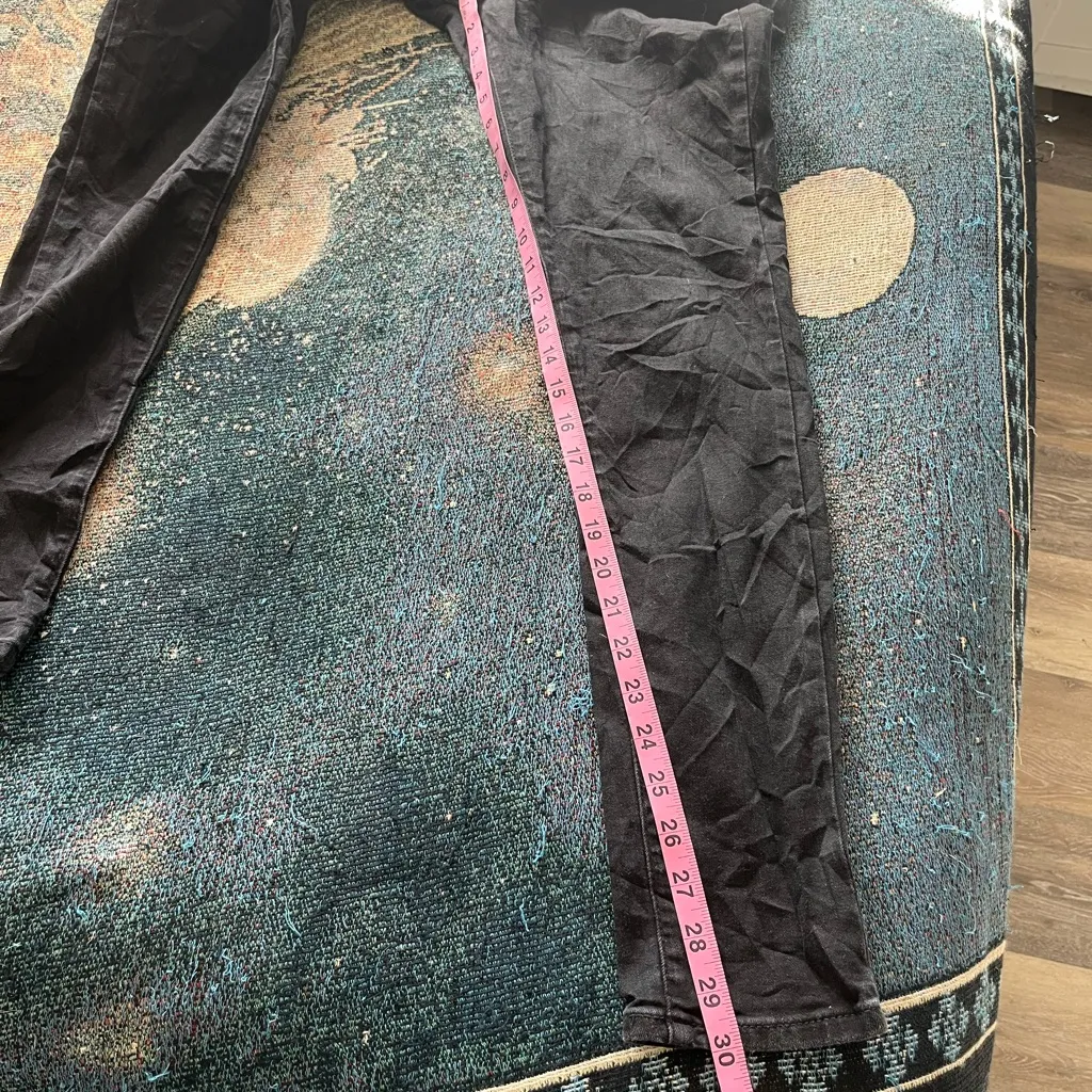 a.n.a. A New Approach Faded Black Mid Rise Skinny Jeans Women’s 8 Stretch Denim - Image 11