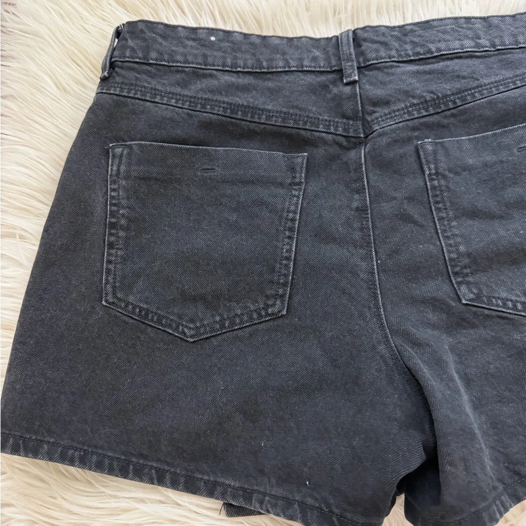 ZARA  Black Denim Wrap Skirt - Image 15