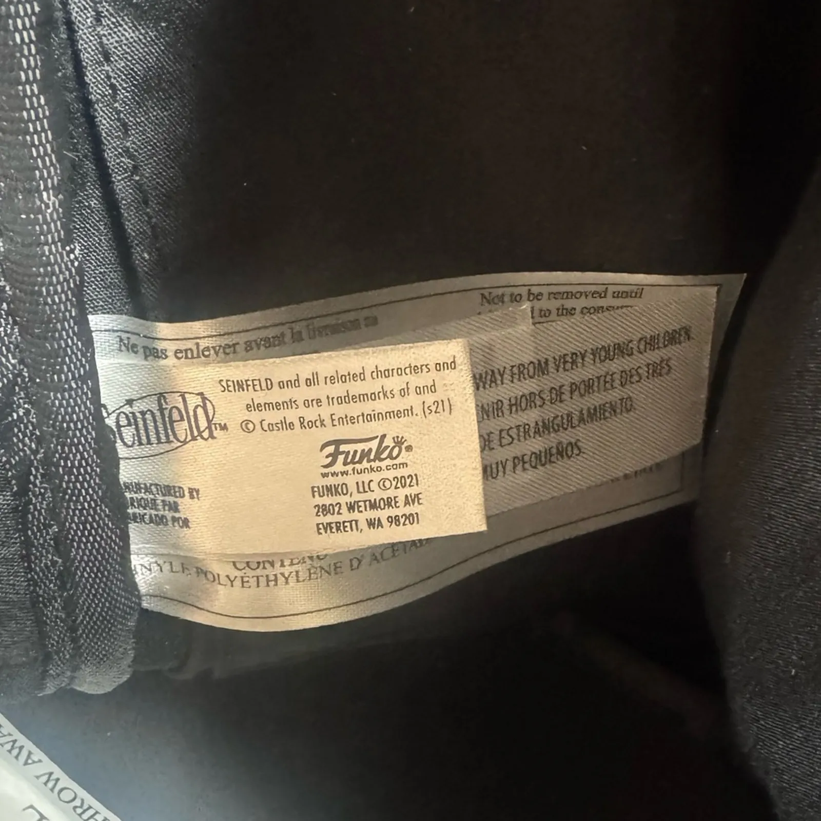 Seinfield Neko Funko Pop Mini Backpack NEW Black - Image 8