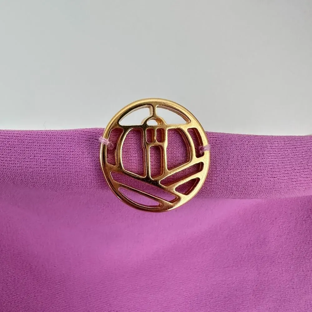 Bahia Maria Mia Mini Dress Small Orchid Lilac Hot Girl Night Out Glam Statement Purple - Image 11