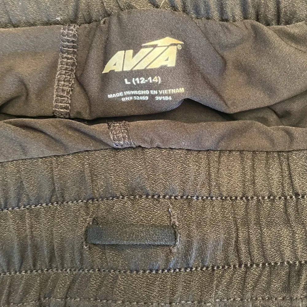 Avia Black Zebra Print Women's Biker Shorts - Image 4