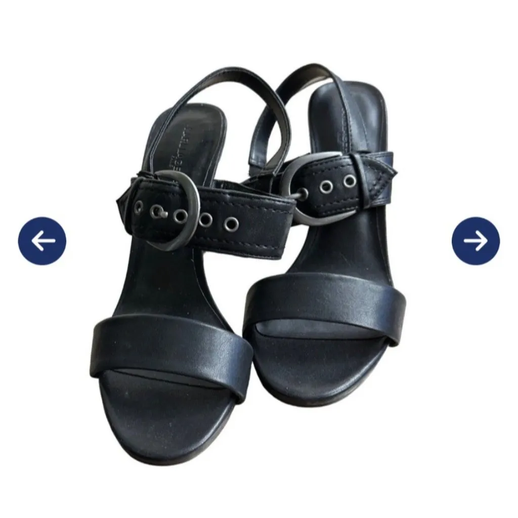 Karl Lagerfeld Colene 8M Strappy Business Casual Ankle Strap Heels Black Size 8 - Image 13