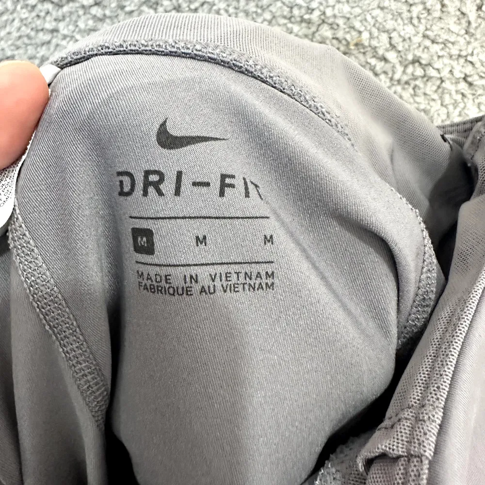 Nike‎ Dri fit Capri Leggings Women Medium Power Racer Outdoor Gym Logo Gorpcore - Image 3