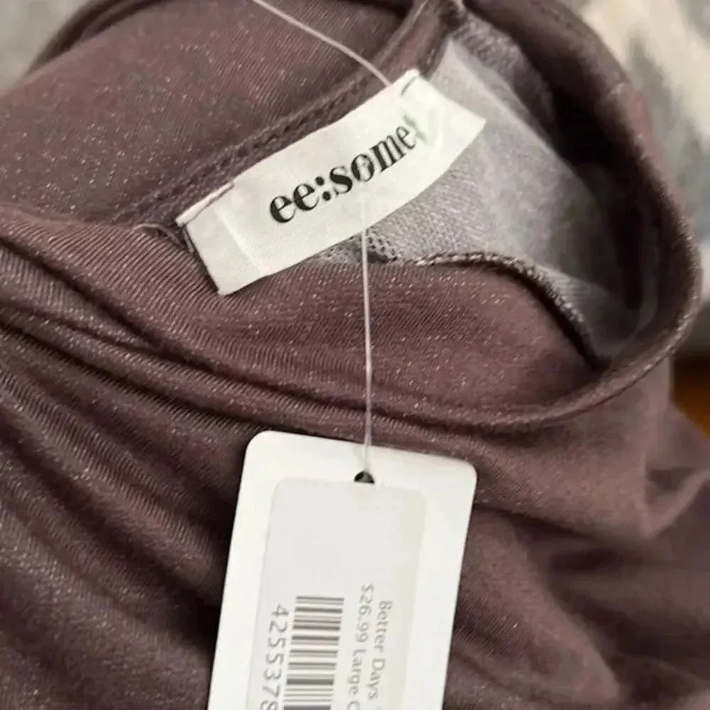 EE:Some Better Days‎ Top Large Cocoa NWT - Image 3