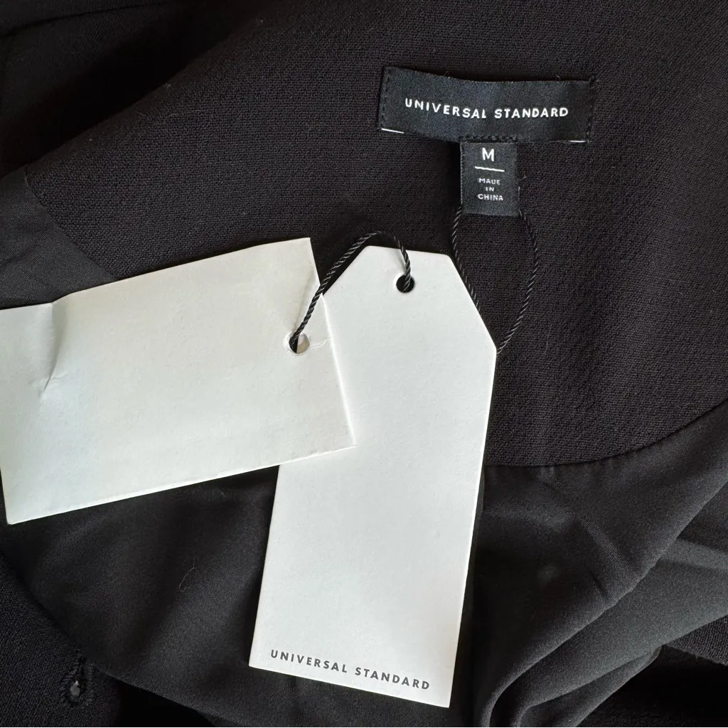 NWT Universal Standard Plus Size Nadia Military Jacket Black Size M 18/20 - Image 10