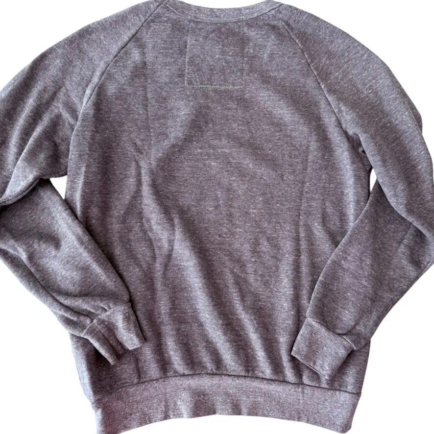 Aviator Nation Grey Crewneck Sweatshirt Rainbow Logo Size Small Long Sleeve - Image 6