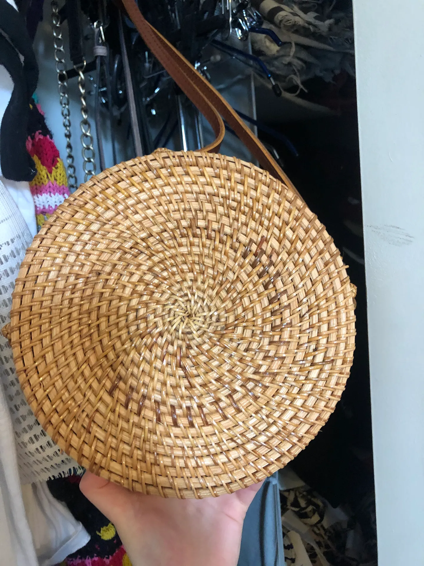 Straw Circle Bag - Image 2