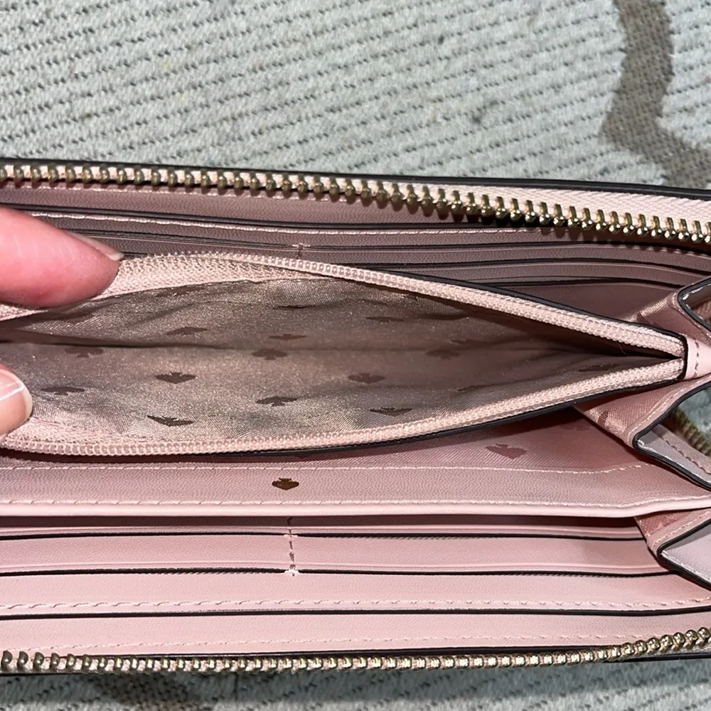 Kate Spade Cameron Paper Rose Pink Large Continental Wallet - Image 8