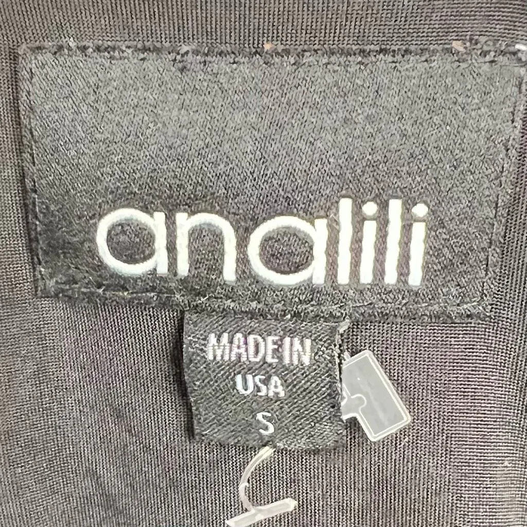 Analili Marian Cross Over Pleather Dress‎ Black - Image 9